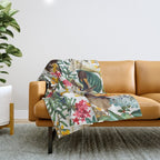 The Land of Birds II Throw Blanket Gallery Image 1