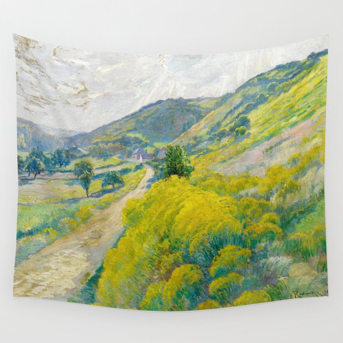 Landscape Oil Painting Václav Radimský Wall Tapestry Gallery Image 1