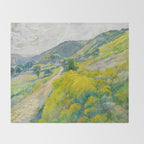 Landscape Oil Painting Václav Radimský Throw Blanket Gallery Image 2