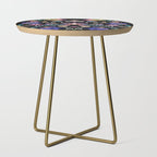 Folk Art Florals black in colors Side Table Gallery Image 1