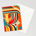Colorful Cubism Modern Abstract Art Stationery Card Gallery Image 2