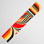 Colorful Cubism Modern Abstract Art Table Runner Gallery Image 3