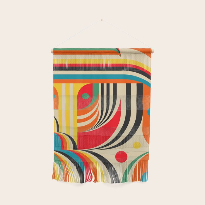 Colorful Cubism Modern Abstract Art Wall Hanging Gallery Image 1