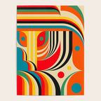 Colorful Cubism Modern Abstract Art Poster Gallery Image 4