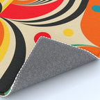 Colorful Cubism Modern Abstract Art Rug Gallery Image 4