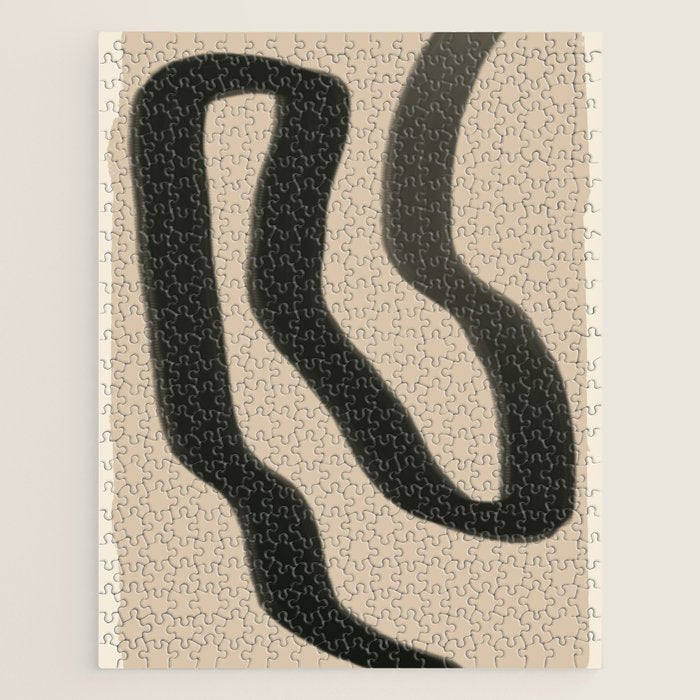 Minimal abstract line Jigsaw Puzzle Gallery Image 1