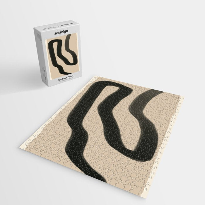 Minimal abstract line Jigsaw Puzzle Gallery Image 2