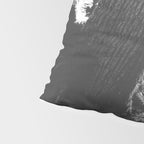 Forest Wonderland - Black and White Nature Photography Pillow Sham Gallery Image 4