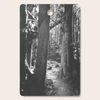 Forest Wonderland - Black and White Nature Photography Cutting Board Gallery Image 1