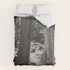 Forest Wonderland - Black and White Nature Photography Comforter Gallery Image 6