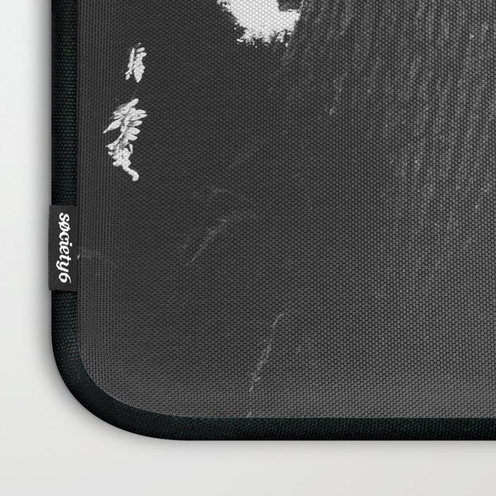 Forest Wonderland - Black and White Nature Photography Laptop Sleeve Gallery Image 3