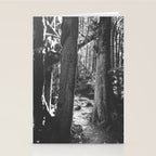 Forest Wonderland - Black and White Nature Photography Stationery Card Gallery Image 2