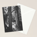 Forest Wonderland - Black and White Nature Photography Stationery Card Gallery Image 2