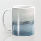 Dragons Teeth Maui - Abstract Painting, Light Blue, Teal, Sage Green Prints Modern Wall Art Coffee Mug Gallery Image 3