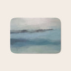 Dragons Teeth Maui - Abstract Painting, Light Blue, Teal, Sage Green Prints Modern Wall Art Bath Mat Gallery Image 1