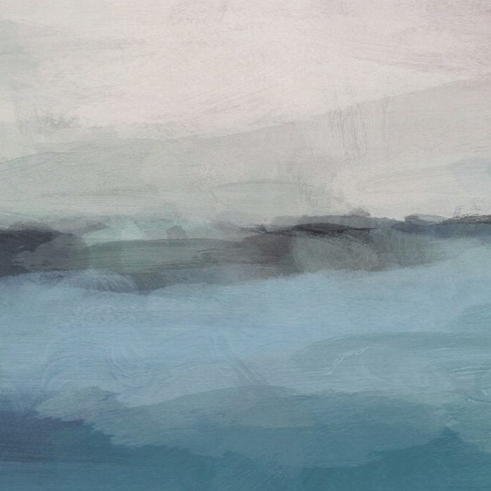 Dragons Teeth Maui - Abstract Painting, Light Blue, Teal, Sage Green Prints Modern Wall Art Coffee Mug Gallery Image 2