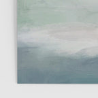 Dragons Teeth Maui - Abstract Painting, Light Blue, Teal, Sage Green Prints Modern Wall Art Poster Gallery Image 3