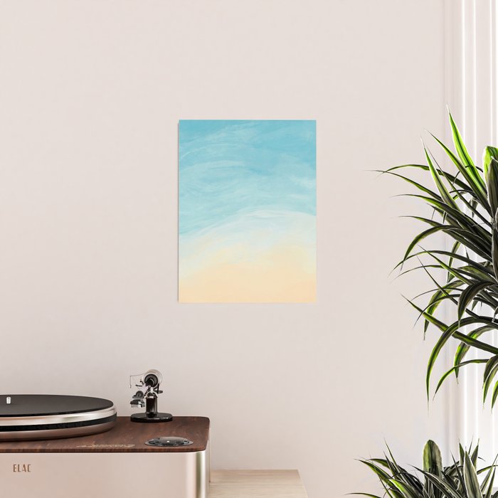 Beach View Abstract  Poster Gallery Image 2