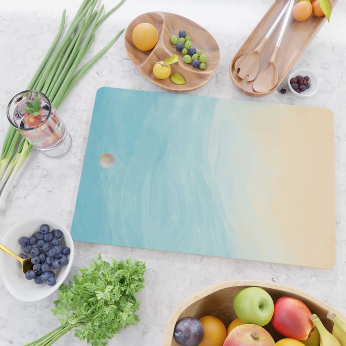 Beach View Abstract  Cutting Board Gallery Image 2