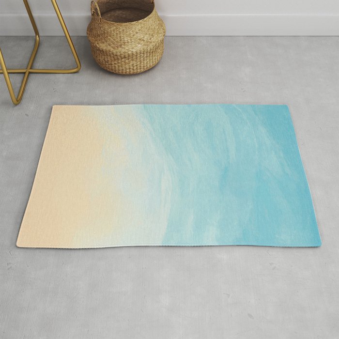 Beach View Abstract  Rug Gallery Image 1
