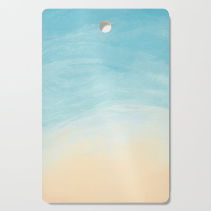 Beach View Abstract  Cutting Board Gallery Image 1