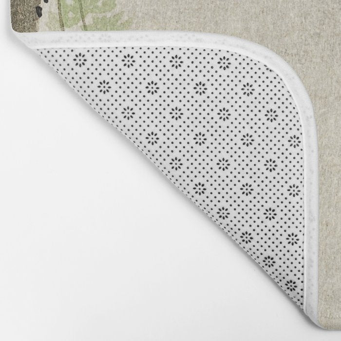 Swallows mid flight - Vintage Japanese Woodblock Print Art Bath Mat Gallery Image 2