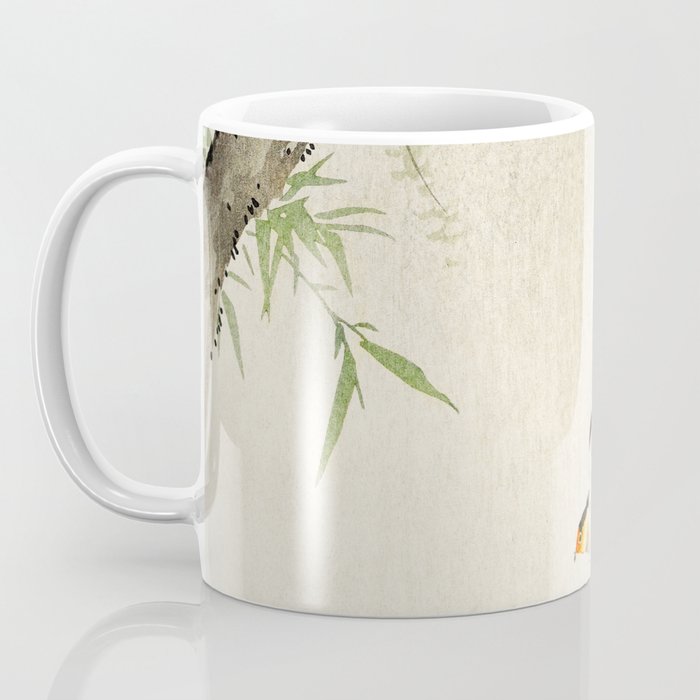 Swallows mid flight - Vintage Japanese Woodblock Print Art Coffee Mug Gallery Image 3