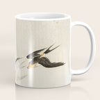 Swallows mid flight - Vintage Japanese Woodblock Print Art Coffee Mug Gallery Image 1