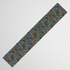 Tigers - dusky blue Table Runner Gallery Image 3
