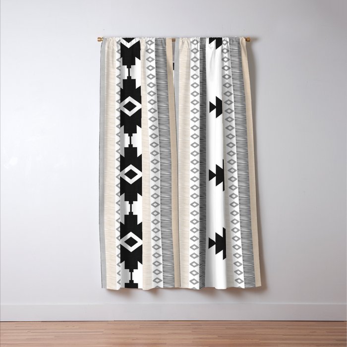 Pueblo in Tan Window Curtain Gallery Image 3