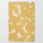 Contemporary Geometric Shapes - Orange Cutting Board Gallery Image 1