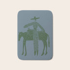 Solo Steady Seamoss â Cowgirl Art with Earthy Tones Bath Mat Gallery Image 1