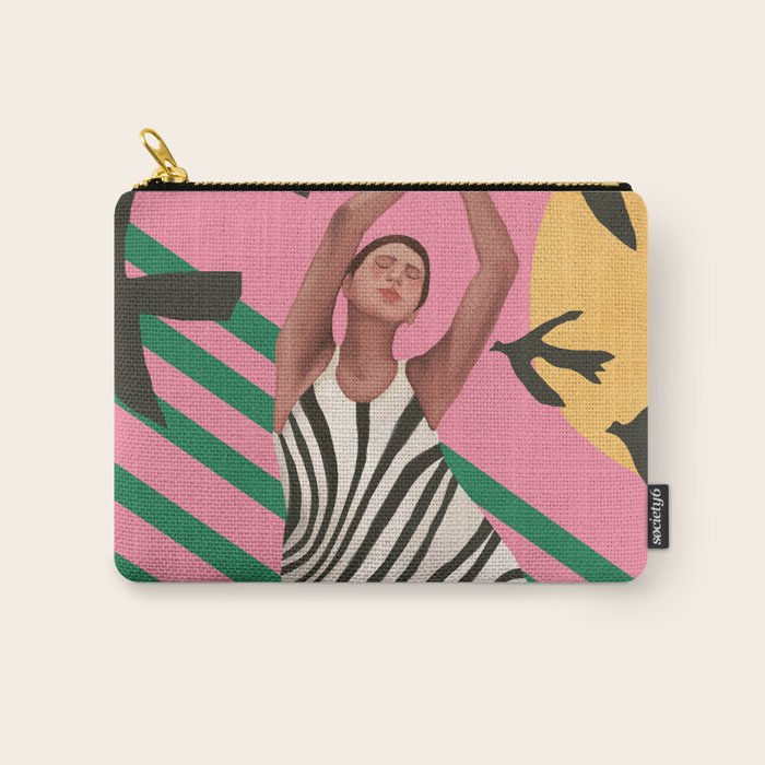 The Zebra Ate the Sun Carry All Pouch Gallery Image 1