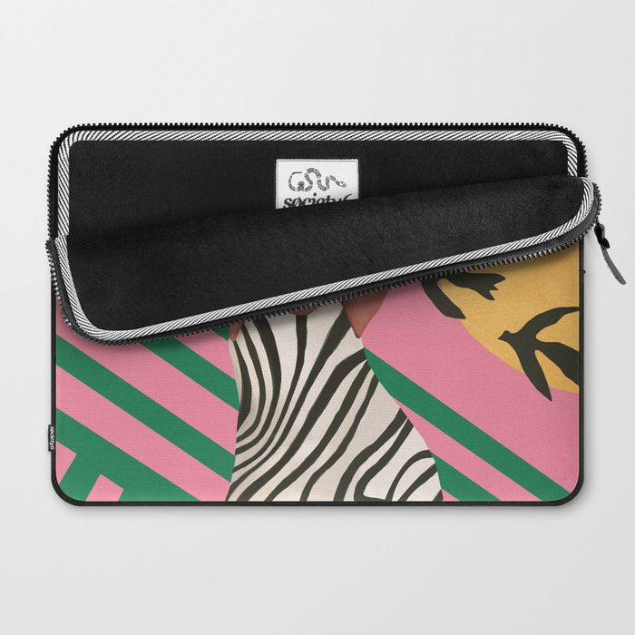 The Zebra Ate the Sun Laptop Sleeve Gallery Image 2