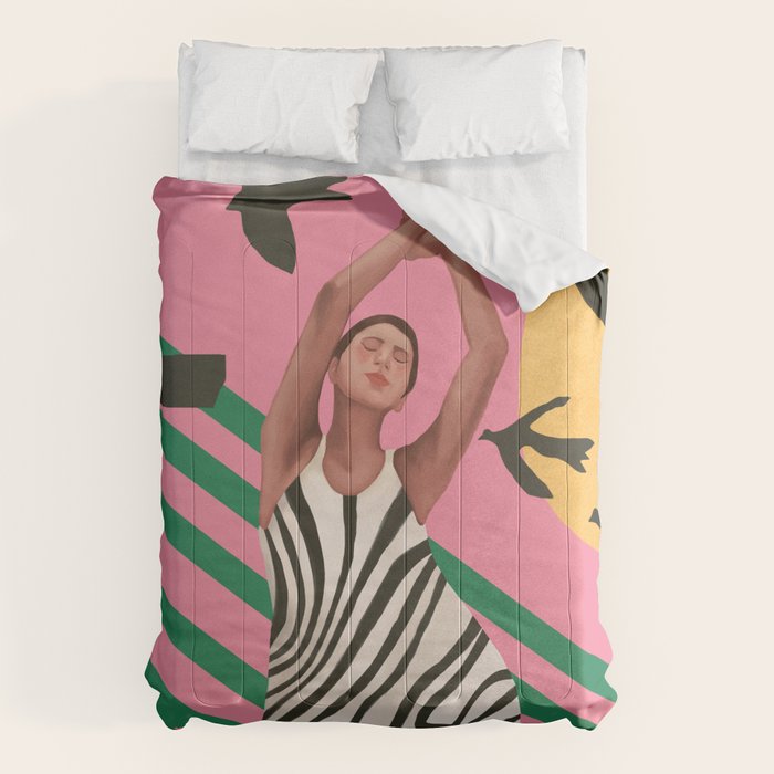 The Zebra Ate the Sun Comforter Gallery Image 6