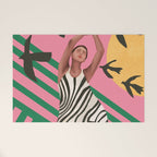 The Zebra Ate the Sun Welcome Mat Gallery Image 1