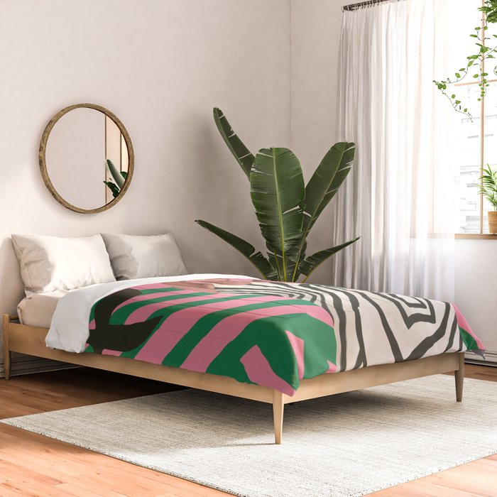 The Zebra Ate the Sun Comforter Gallery Image 2