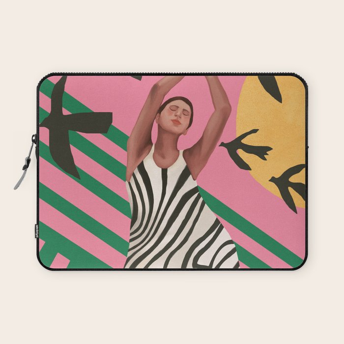 The Zebra Ate the Sun Laptop Sleeve Gallery Image 1