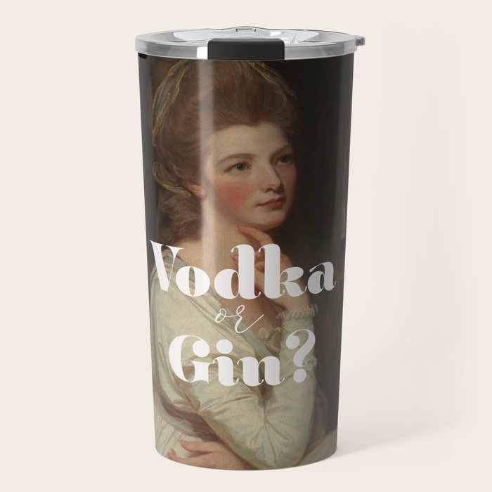 Vodka or Gin? Cocktail Bar Travel Mug Gallery Image 1