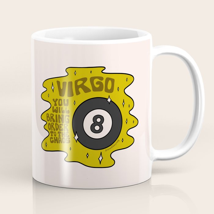 Virgo Magic 8 Ball Coffee Mug Gallery Image 1