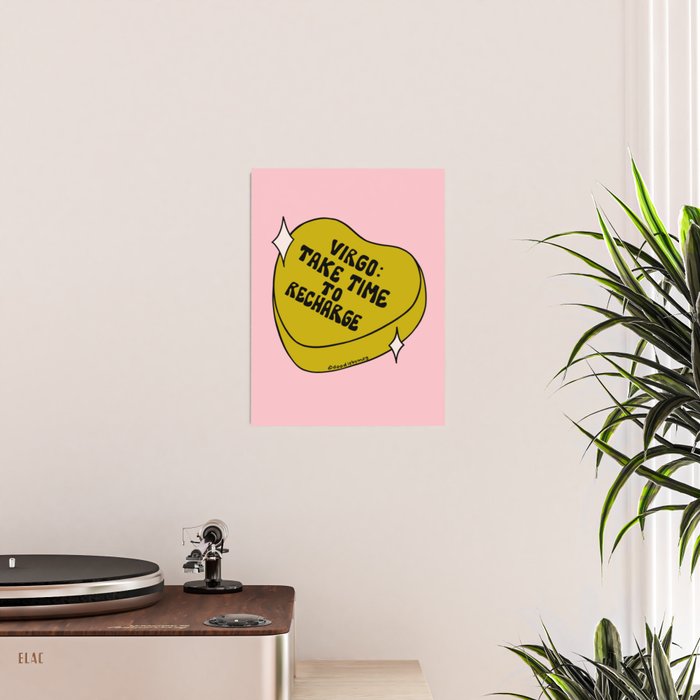 Virgo Conversation Heart Poster Gallery Image 2