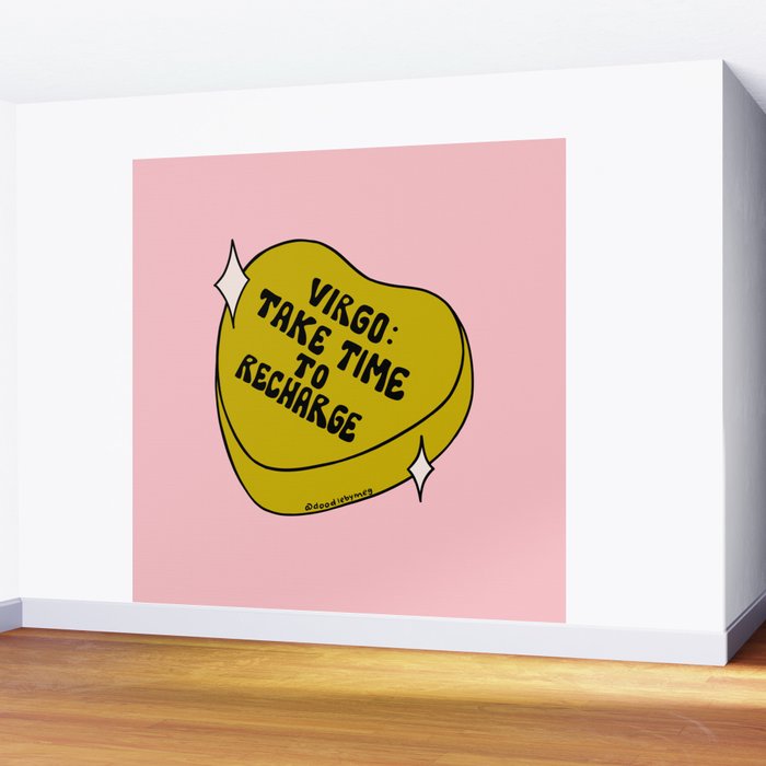 Virgo Conversation Heart Wall Mural Gallery Image 2