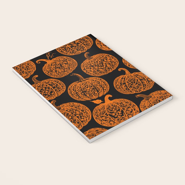 Lace Pumpkin Halloween Pattern Needle Bobbin Crochet Thread Notebook Gallery Image 3