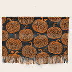 Lace Pumpkin Halloween Pattern Needle Bobbin Crochet Thread Wall Hanging Gallery Image 1