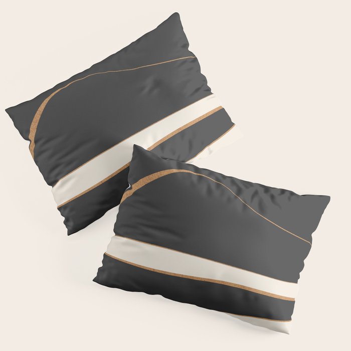 Minimalist Abstract Landscape Pillow Sham Gallery Image 1