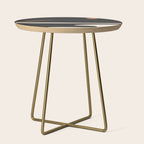 Minimalist Abstract Landscape Side Table Gallery Image 1