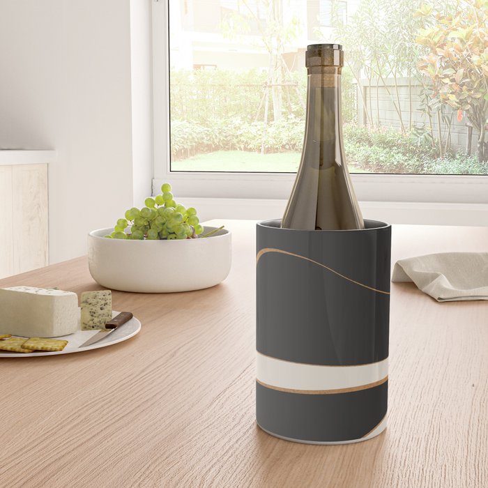 Minimalist Abstract Landscape Wine Chiller Gallery Image 4