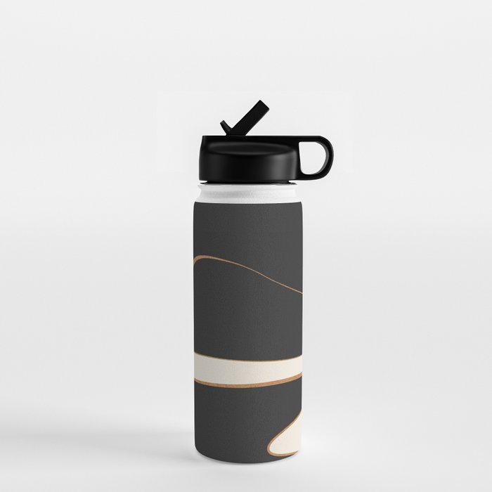 Minimalist Abstract Landscape Water Bottle Gallery Image 1