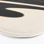 Minimalist Abstract Landscape Bath Mat Gallery Image 3