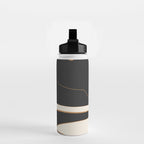 Minimalist Abstract Landscape Water Bottle Gallery Image 2
